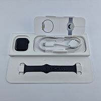 фото товару Apple Watch Series 10 GPS, 42mm, Jet Black, Black Sport Band, M/L