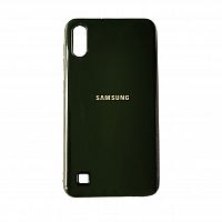 фото товару Накладка Original Silicone Joy touch Samsung A10/M10 (2019) A105F/M105F Dark green (тех.пак)