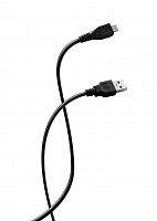 фото товару Дата кабель Florence microUSB 1m 1A Black (FD-M1-1B)