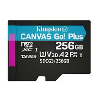 фото товару Kingston MicroSDXC 256GB UHS-I U3 A2 V30 (Class 10) (card only)