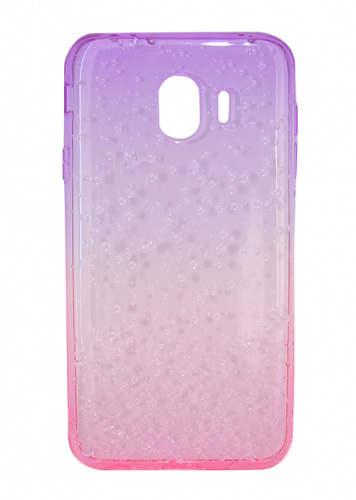 фото товару Силиконовая накладка 3D Капли gradient Samsung J4 (2018) J400 purple-pink