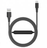 фото товару Дата кабель c УМБ Joyroom S-T507 microUSB 2m 2.4A 2500mAh Black