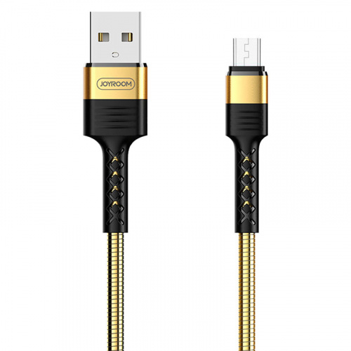 фото товару Дата кабель JoyRoom S-M363 King Kong microUSB 1.2m 2.4A Gold