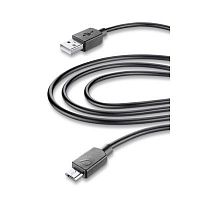 фото товару Дата кабель Cellularline microUSB 3m black (USBDATACMICROUSB3M)