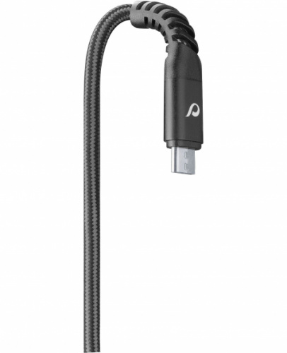 фото товару Дата кабель Cellularline Tetra Force microUSB 1m black (TETRACABMUSB1MK)