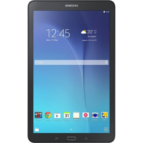 фото товару Планшет Samsung T561 Galaxy Tab E 9.6"(3G) Black 9.6", PLS TFT, Quad Core, 1.3Ghz,1,5Gb/8Gb, BT4.0, 802.11 b/g/n, GPS/ГЛОНАСС, 2MP/5MP, Android 4.4,