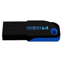 фото товару Verico USB 64Gb Thumb Black+Blue USB 3.1