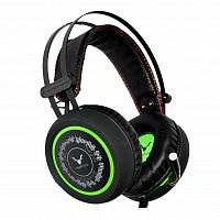 фото товара Навушники игровые WESDAR GH8, USB+aux, black-green