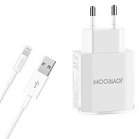 фото товару СЗУ Joyroom HKL-USB30 3USB 3A + Lightning cable White