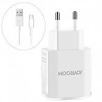 фото товару СЗУ Joyroom HKL-USB30 3USB 3A + microUSB cable White