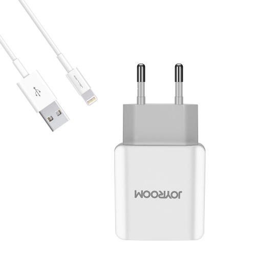 фото товару СЗУ Joyroom CA-27 USB 1A + Lightning cable White