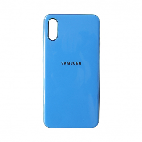 фото товару Накладка Original Silicone Joy touch Samsung A30s/A50 (2019) A307F/A505F Blue (тех.пак)