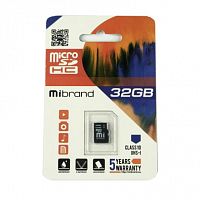фото товару Mibrand MicroSDHC 32GB UHS-I (Class 10) (card only)