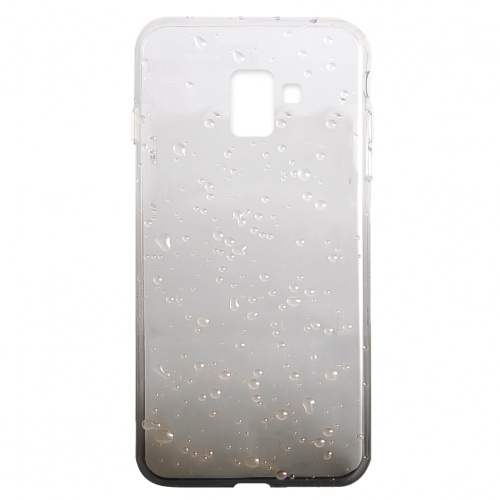 фото товару Силиконовая накладка 3D Капли gradient Samsung A6 (2018) A600 black