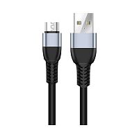 фото товару Дата кабель Joyroom Round S318 microUSB 1.5m 2.1A Black