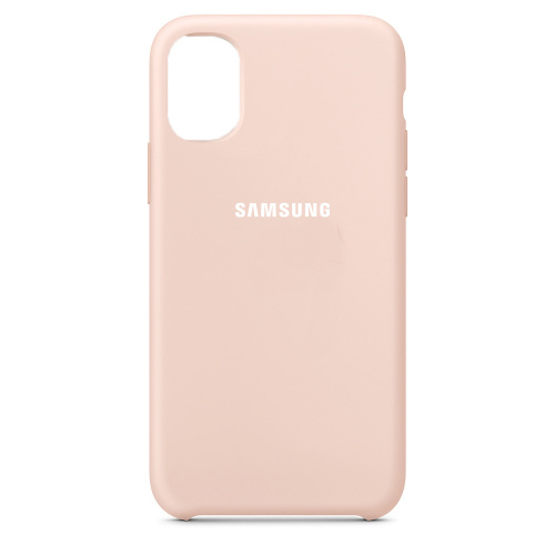 Накладка Silicone Case High Copy Samsung A31 (2020) A315F Pink Sand фото товару Накладка Silicone Case High Copy Samsung A31 (2020) A315F Pink Sand