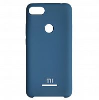 фото товару Накладка Silicone Case High Copy Xiaomi Redmi 6 Dark blue