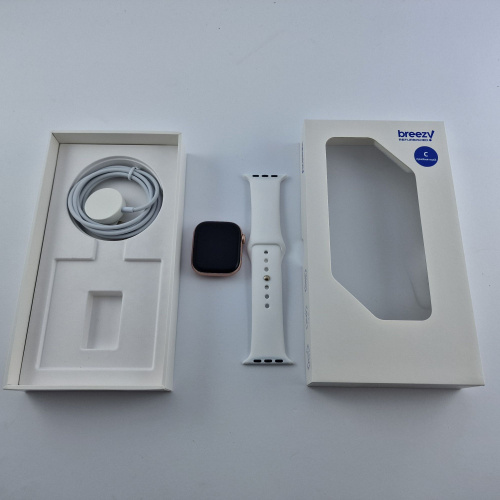 Apple Watch Series 10 GPS, 42mm, Rose Gold, Light Blush Sport Band, M/L фото товару Apple Watch Series 10 GPS, 42mm, Rose Gold, Light Blush Sport Band, M/L