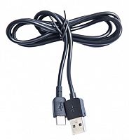 фото товару Дата кабель Florence USB Type-C 2A black (DC20-TypeC) в тех.пак.