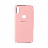 фото товару Накладка Original Silicone Joy touch Samsung A30/A20 (2019) A305F/A205F Pink (тех.пак)