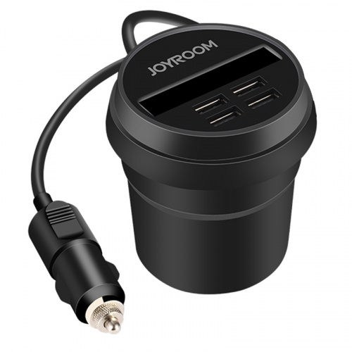 фото товару АЗП Joyroom C-M402 4USB 3.1A cup type Black