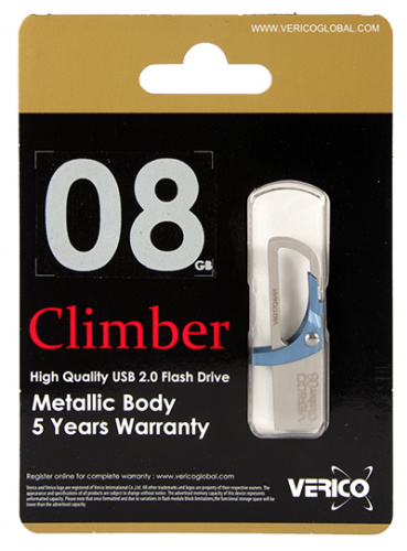 фото товару Verico USB 8Gb Climber Blue