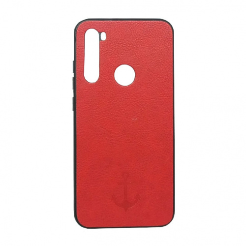 фото товару Накладка Leather Magnet Case Xiaomi Redmi Note 8 Red (тех.пак)