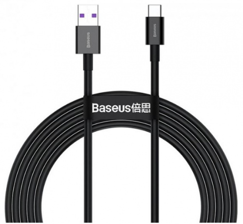 фото товару Дата кабель BASEUS Superior Series CATYS-A01 Type-C PD 2m 66W Black