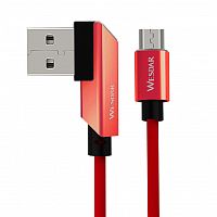 фото товару Дата кабель Wesdar T20 microUSB 1m 2A Red