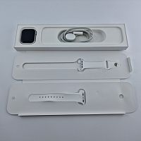 фото товару Apple Watch Series 8 GPS, 45mm, Silver, White Sport Band