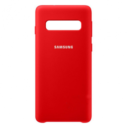 фото товару Накладка Silicone Case High Copy Samsung S10 Plus (2019) G975F Red