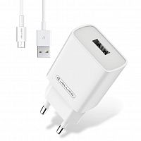 фото товару СЗУ Jellico WJ-C58 1USB 2.1A + microUSB cable White