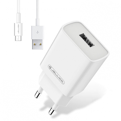 фото товару СЗУ Jellico WJ-C58 1USB 2.1A + microUSB cable White