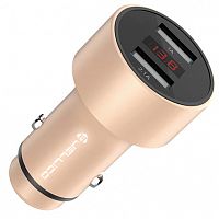 фото товару АЗУ Jellico HC-32 2USB 3.1A LCD Gold