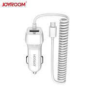 фото товару АЗУ Joyroom UP-522AL USB 2.1A with microUSB cable White