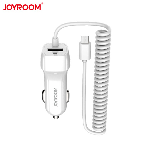 фото товару АЗУ Joyroom UP-522AL USB 2.1A with microUSB cable White