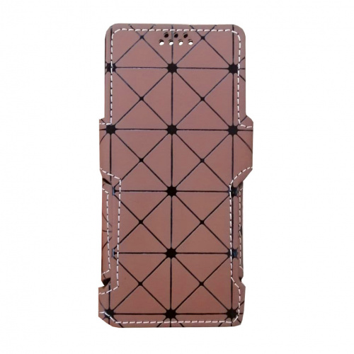 фото товару Чохол-книжка SC широкоформатна (18:9) універсальна 5.8' RHOMB with magnet Brown (тех.пак)