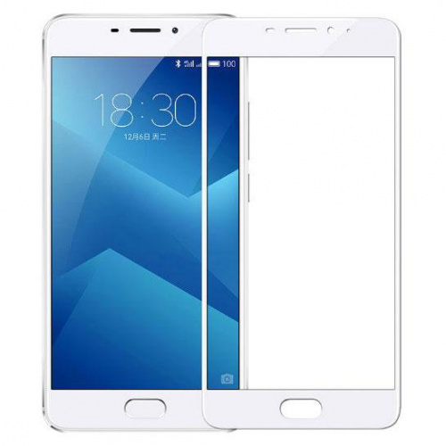 фото товару Захисне скло Florence Meizu M5 Full Cover White