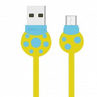 фото товару Дата кабель Joyroom S-L124 microUSB 1.2m 2.4A Yellow