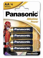 фото товара Батарейка Panasonic Alkaline Power AA LR6 4шт./уп. (Power Rangers)
