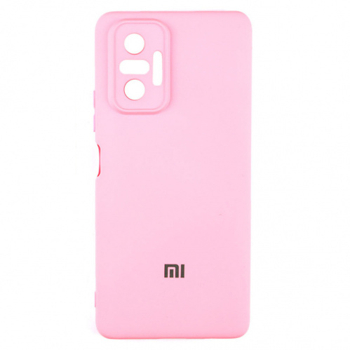 фото товару Накладка Silicone Case High Copy Xiaomi Redmi Note 10/10 Pro (2020) Pink