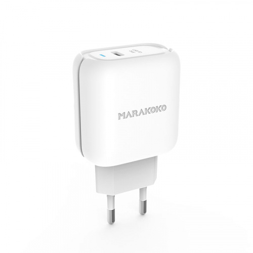 фото товару СЗУ Marakoko MA33 1USB-C PD3.0 24W White