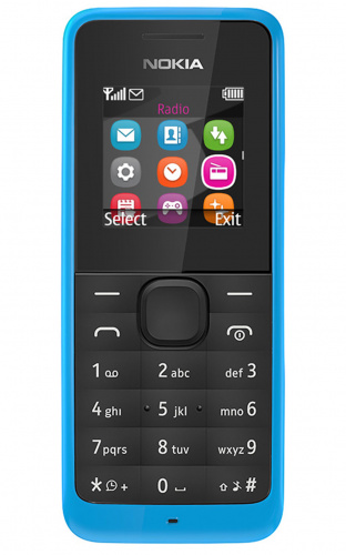 фото товару Nokia 105 Dual Sim Cyan