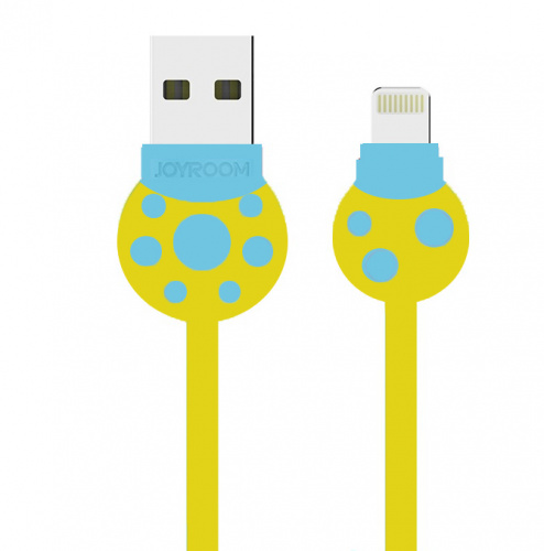 фото товару Дата кабель Joyroom S-L124 Lightning 1.2m 2.4A Yellow