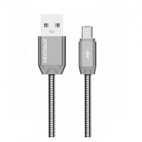 фото товару Дата кабель Joyroom Metal S-M322 microUSB 1m Dark grey