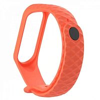 фото товара Ремінець для Mi Band 3/Band 4 Rhomb Design Orange