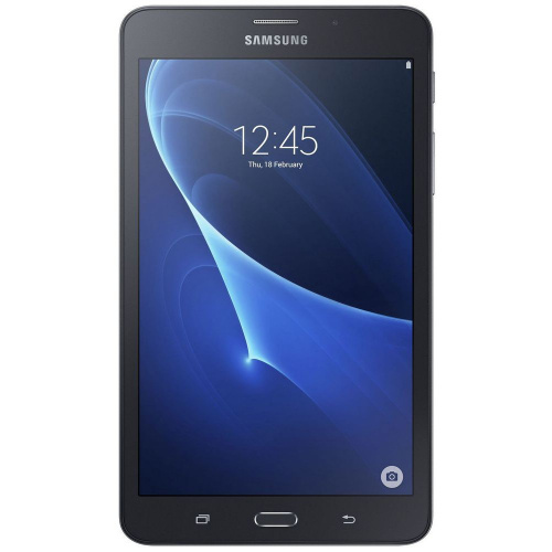 фото товару Планшет Samsung T285 Galaxy Tab A 7" (LTE) Black 7", TFT, Quad Core, 1.3Ghz,1,5Gb/8Gb, BT4.0, 802.11 b/g/n, GPS, 2MP/5MP, Android 5.1,
