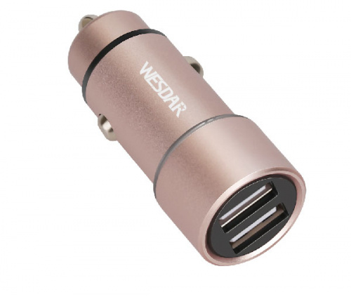 фото товару АЗУ Wesdar U9 2USB 3.1A Gold