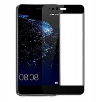 фото товару Захисне скло Florence Huawei P10 Lite Full Cover Black (тех.пак)