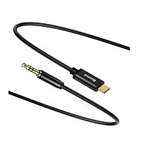 фото товару Дата кабель BASEUS Yiven CAM01-01 Type-C to 3.5 mini jack (1.2m) Black